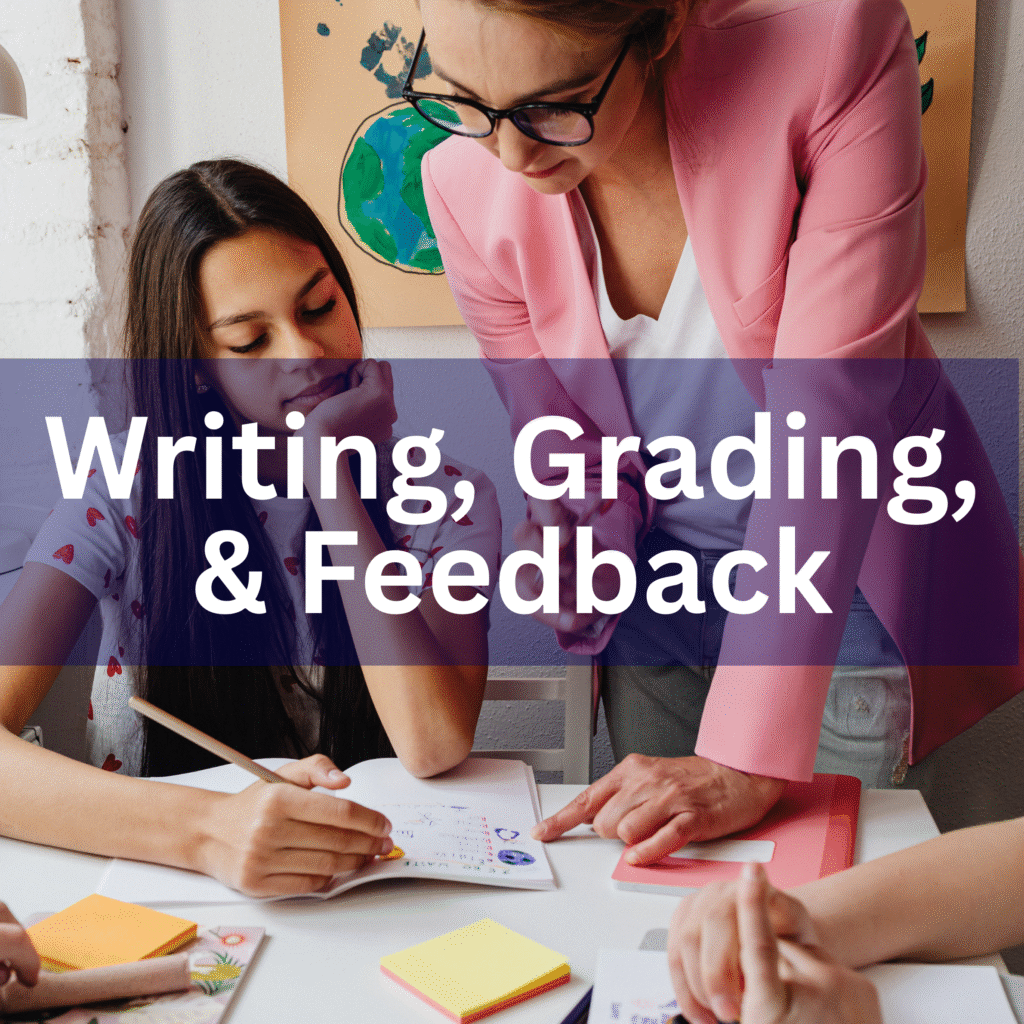 writing, grading, feedback